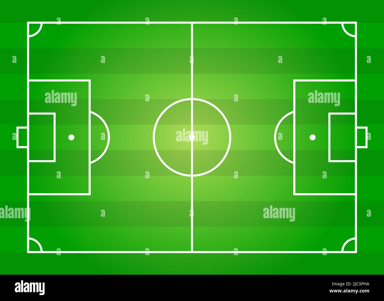 Top View Soccer Field Football Imagenes Vectoriales De Stock Alamy