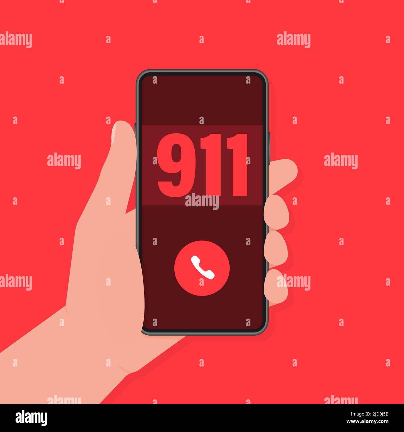 Emergencia 911 Imágenes vectoriales de stock - Alamy