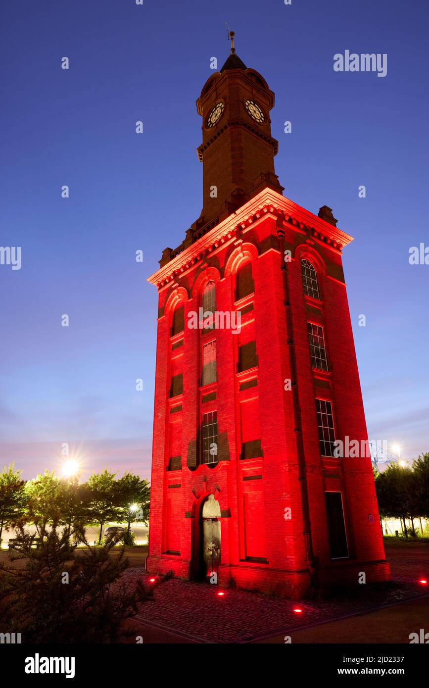 Middlesbrough muelles torre del reloj Foto de stock