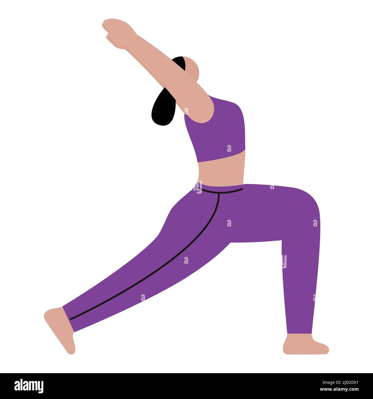 conjunto de mujer joven haciendo ejercicios de yoga y fitness
