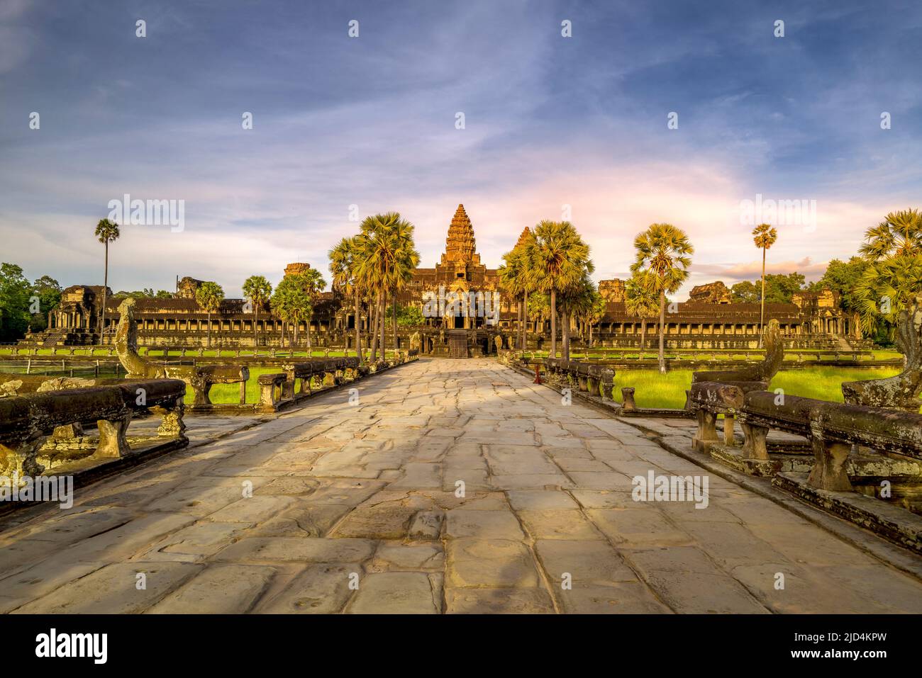 Templo de angor Wat en Siem Reap Camboya Foto de stock