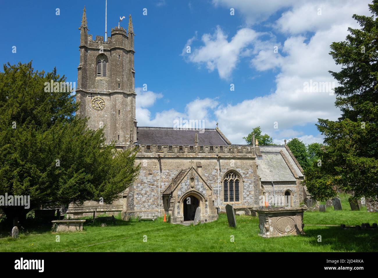 Inglaterra, Wiltshire, Avebury, iglesia Foto de stock