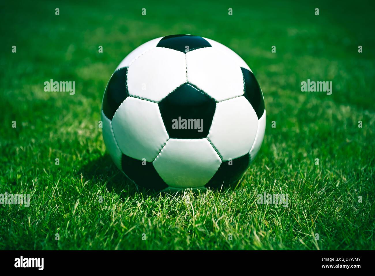 Balón de fútbol Foto de stock