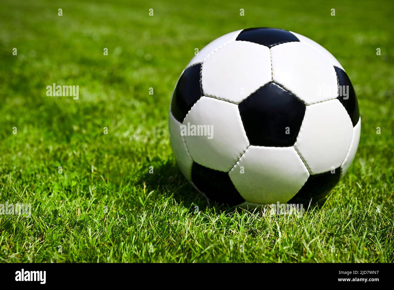 Balón de fútbol Foto de stock