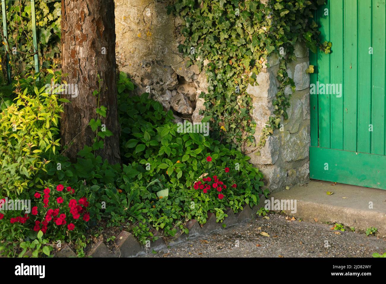 Jardín de Monet en Giverny, Eure, Normandía, Francia Foto de stock