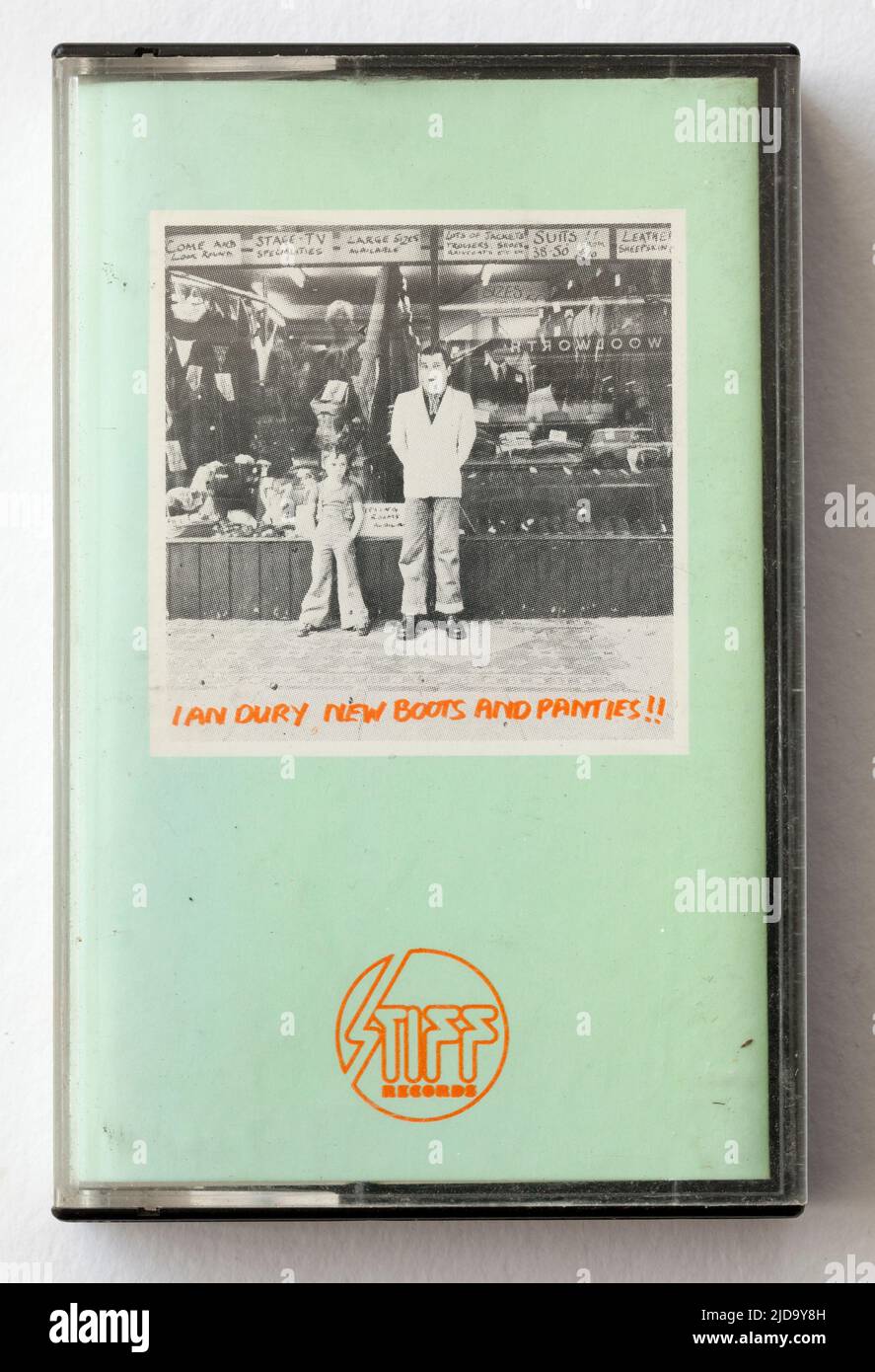 1970s Cassette de música Nuevas botas y Panties de Ian Dury Foto de stock