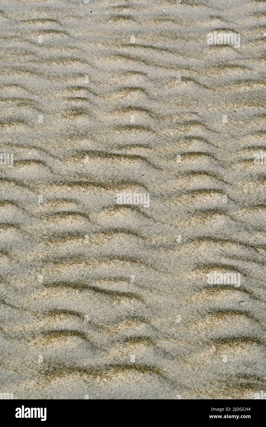 Patrón de arena - costa del mar Foto de stock