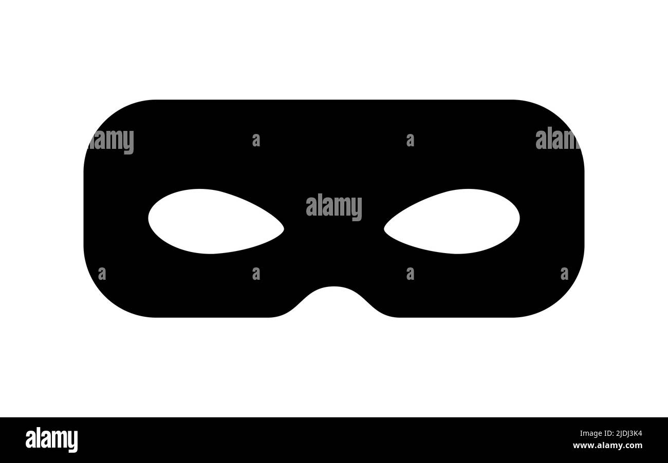 Máscara de bandido Imágenes de stock en blanco y negro - Alamy