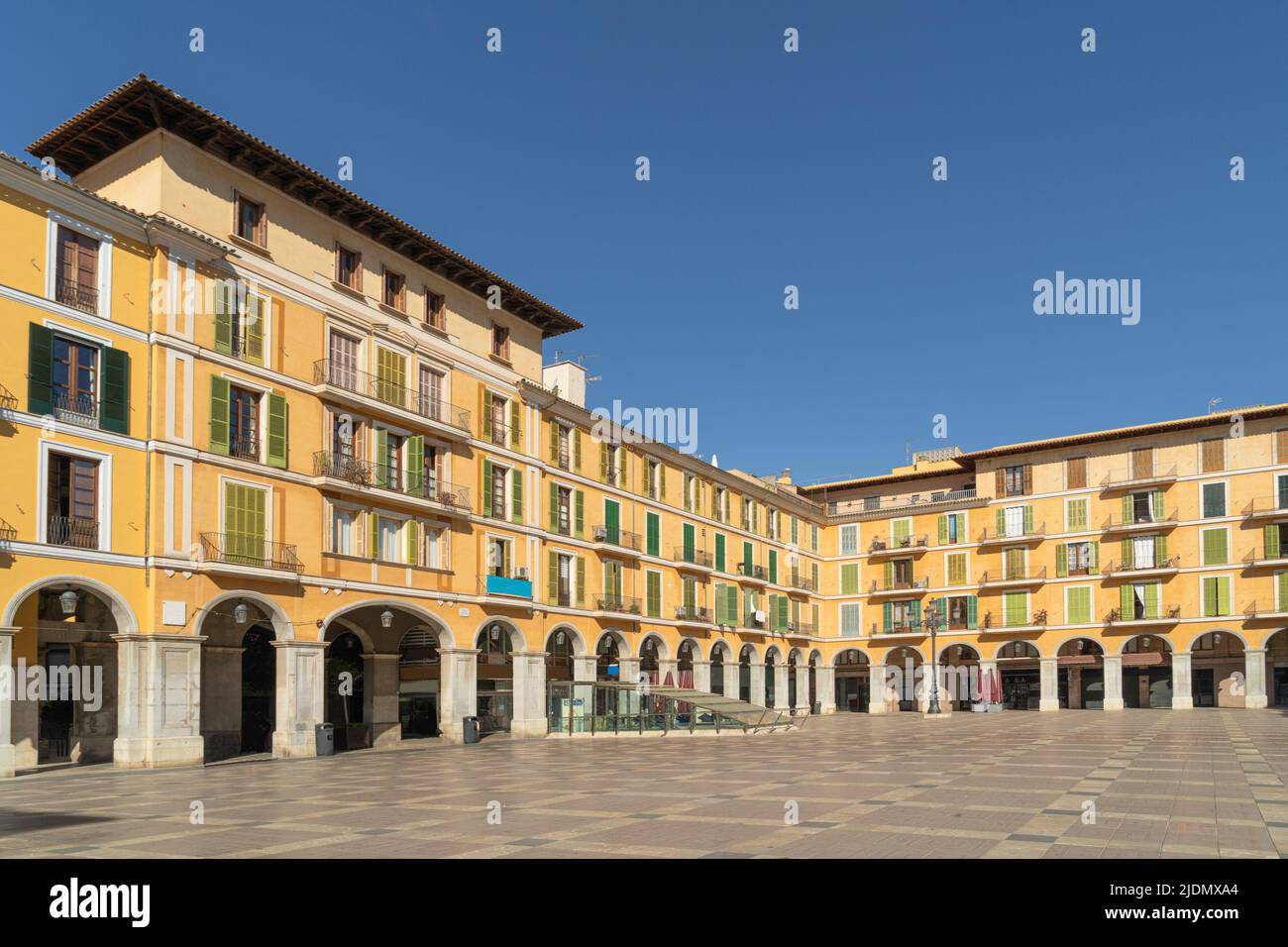 Plaza Mayor en Palma Mallorca Foto de stock