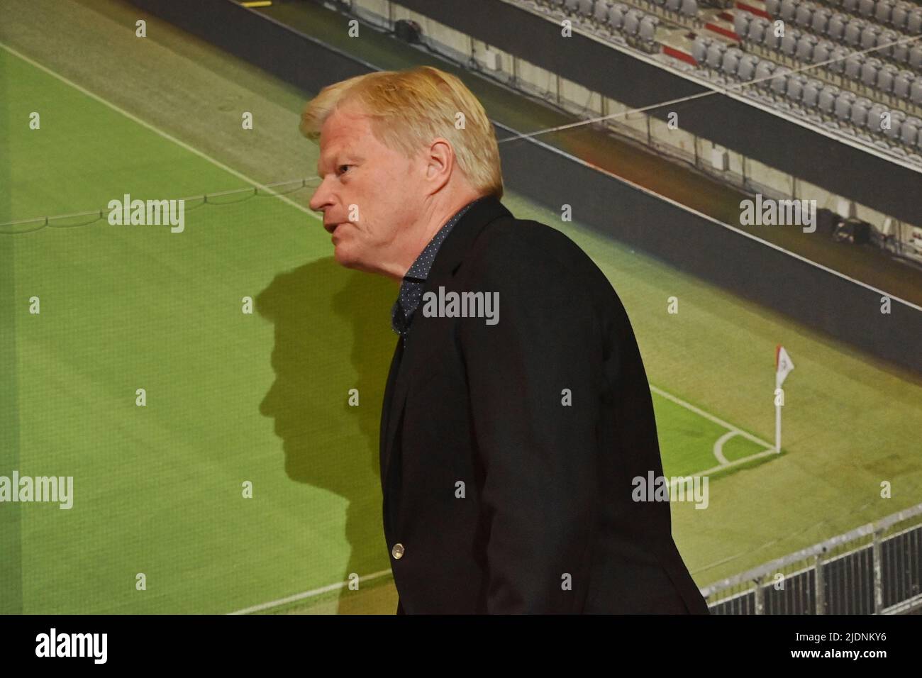 Oliver KAHN (Presidente de la Dirección FCB), imagen única, corte un motivo, media figura, media figura. Fútbol 1. Bundesliga, temporada 2022/2023, el 7th de enero de 2020 en el club de prensa del Allianz Arena. Foto de stock