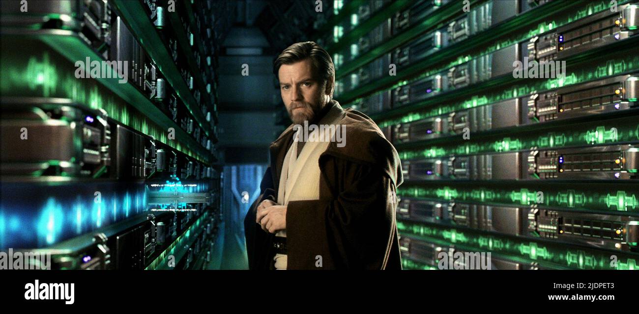 EWAN MCGREGOR, Star Wars: Episodio III - LA VENGANZA DE LOS SITH, 2005 Foto de stock