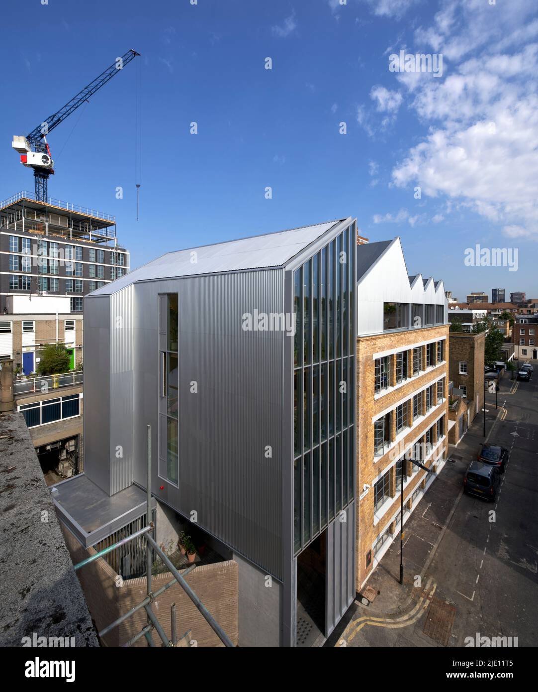Vista exterior. 16 Chart Street Engineers Office, Londres, Reino Unido. Arquitecto: Ian Chalk Architects , 2022. Foto de stock
