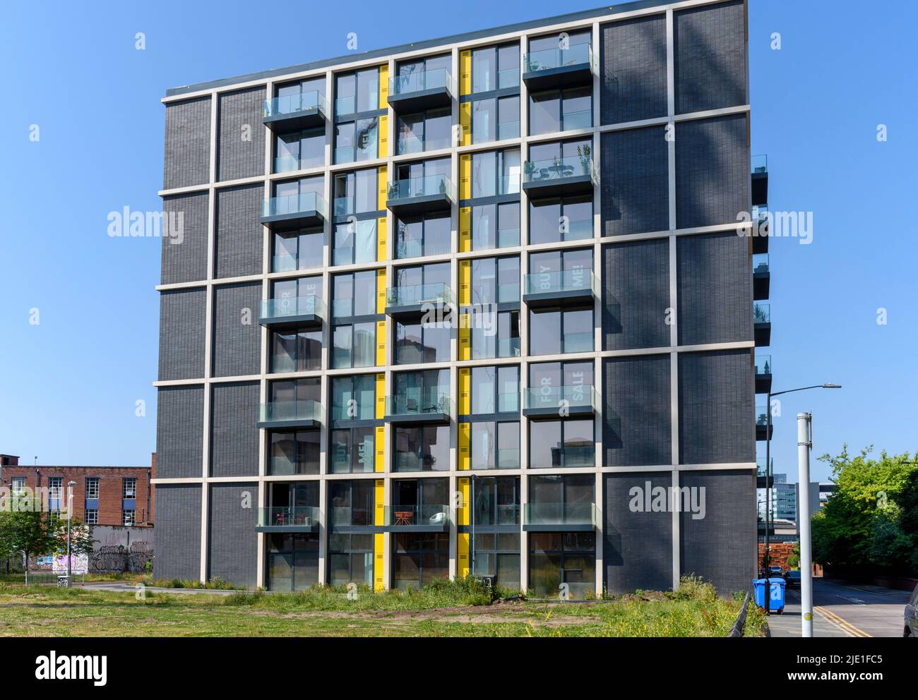 El desarrollo de apartamentos Phoenix, Piccadilly East, Manchester, Inglaterra, Reino Unido. Foto de stock