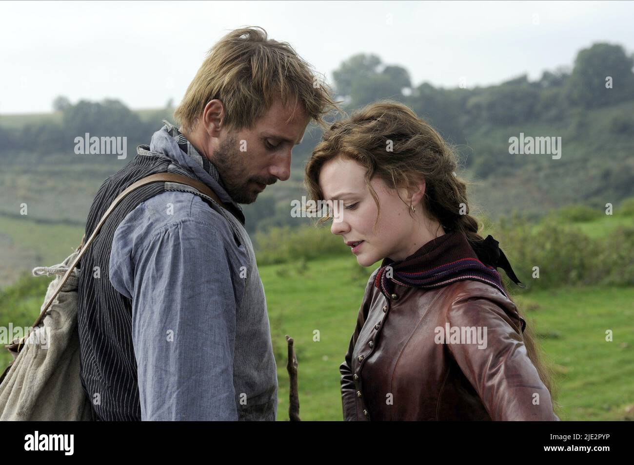 MATTHIAS SCHOENAERTS, Carey Mulligan, lejos del mundanal ruido, 2015 Foto de stock