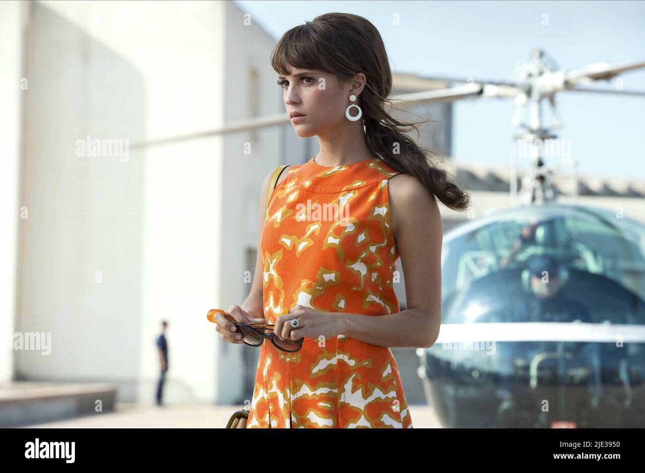 ALICIA VIKANDER, EL HOMBRE DE LA U.N.C.L.E., 2015 Foto de stock