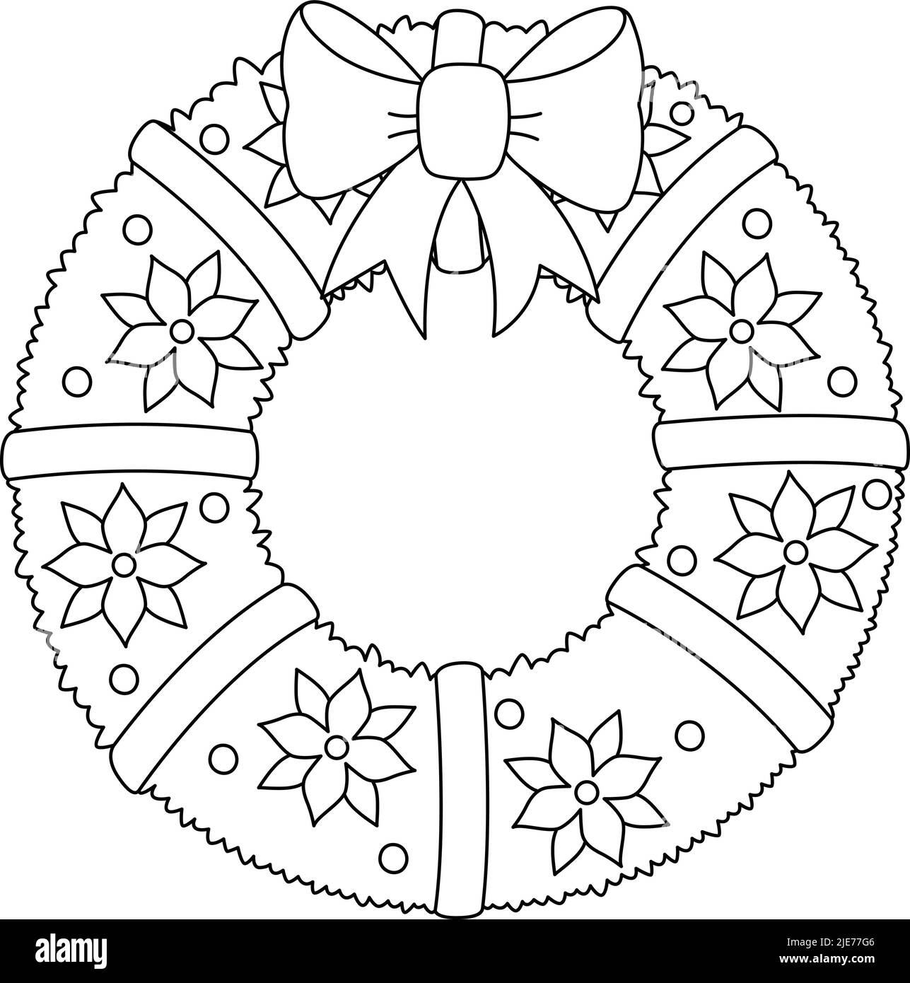 Corona de navidad Imágenes de stock en blanco y negro - Alamy