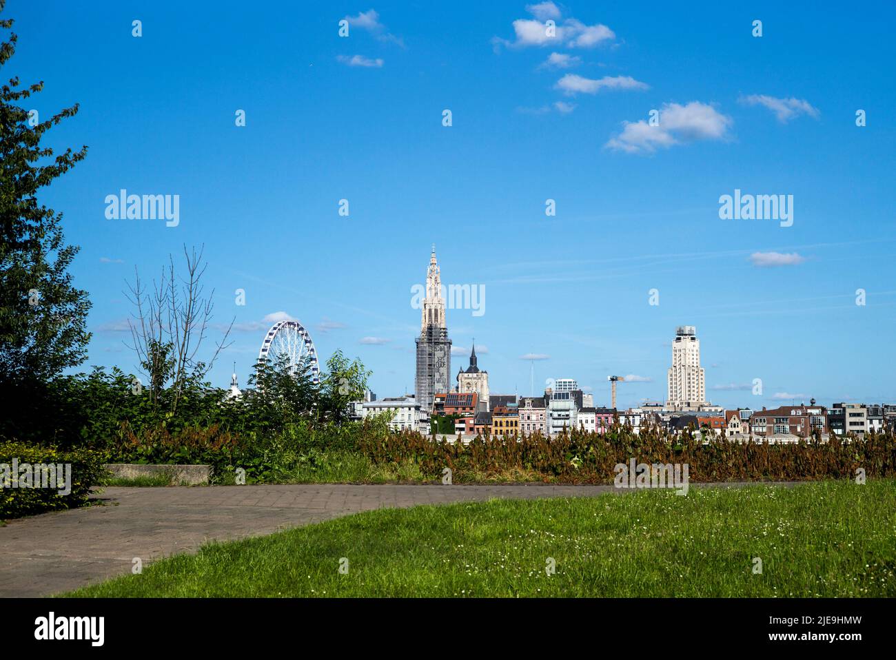 Ciudad de Amberes Foto de stock