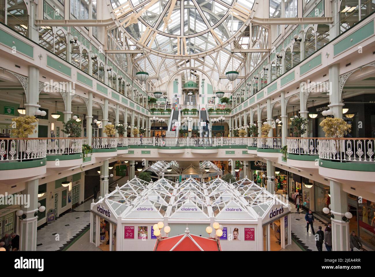 Stephen's Green Shopping Centre en Dublín, Irlanda Foto de stock