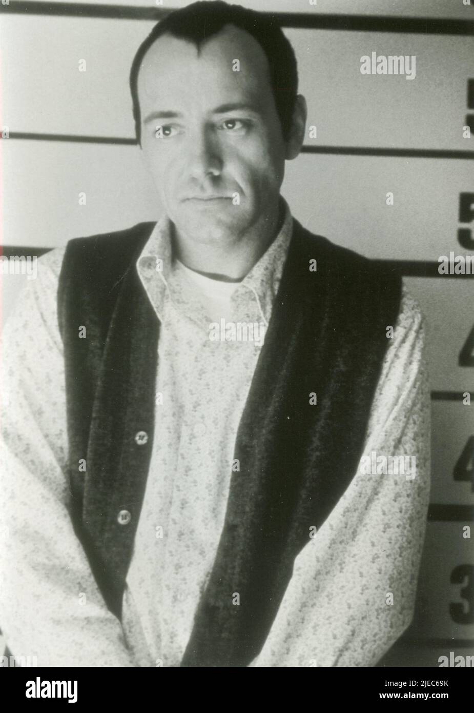 El actor estadounidense Kevin Spacey en la película Los sospechosos habituales, EE.UU. 1995 Foto de stock