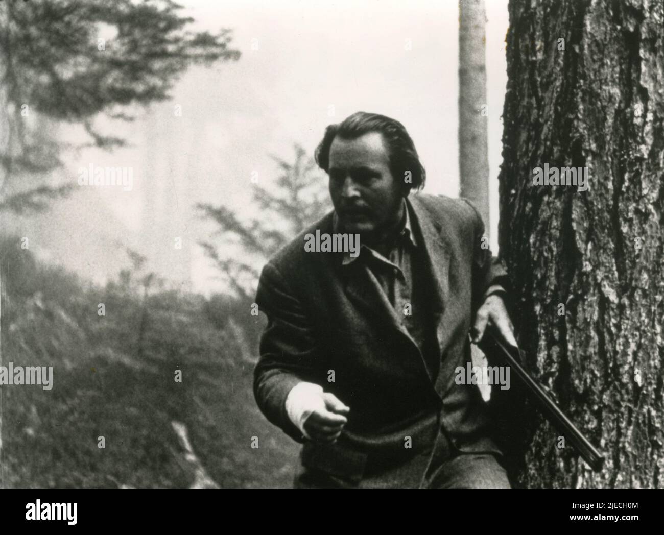 Actor Emmerich Schrenk en la película El pastor de San Miguel, Alemania 1957 Foto de stock