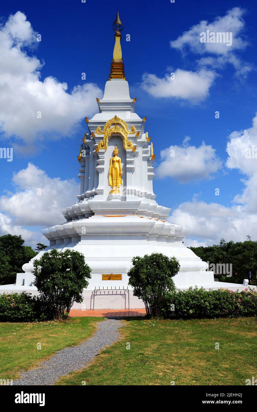 Phra Trath Bang Puan, Nong Khai, Tailandia, Replika, original en Nong Khai, Foto de stock