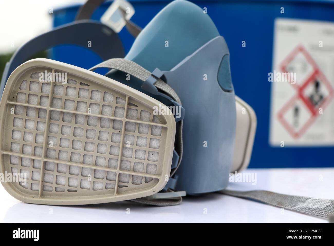 la máscara química puede prevenir que los químicos en el laboratorio o en el trabajo entren en