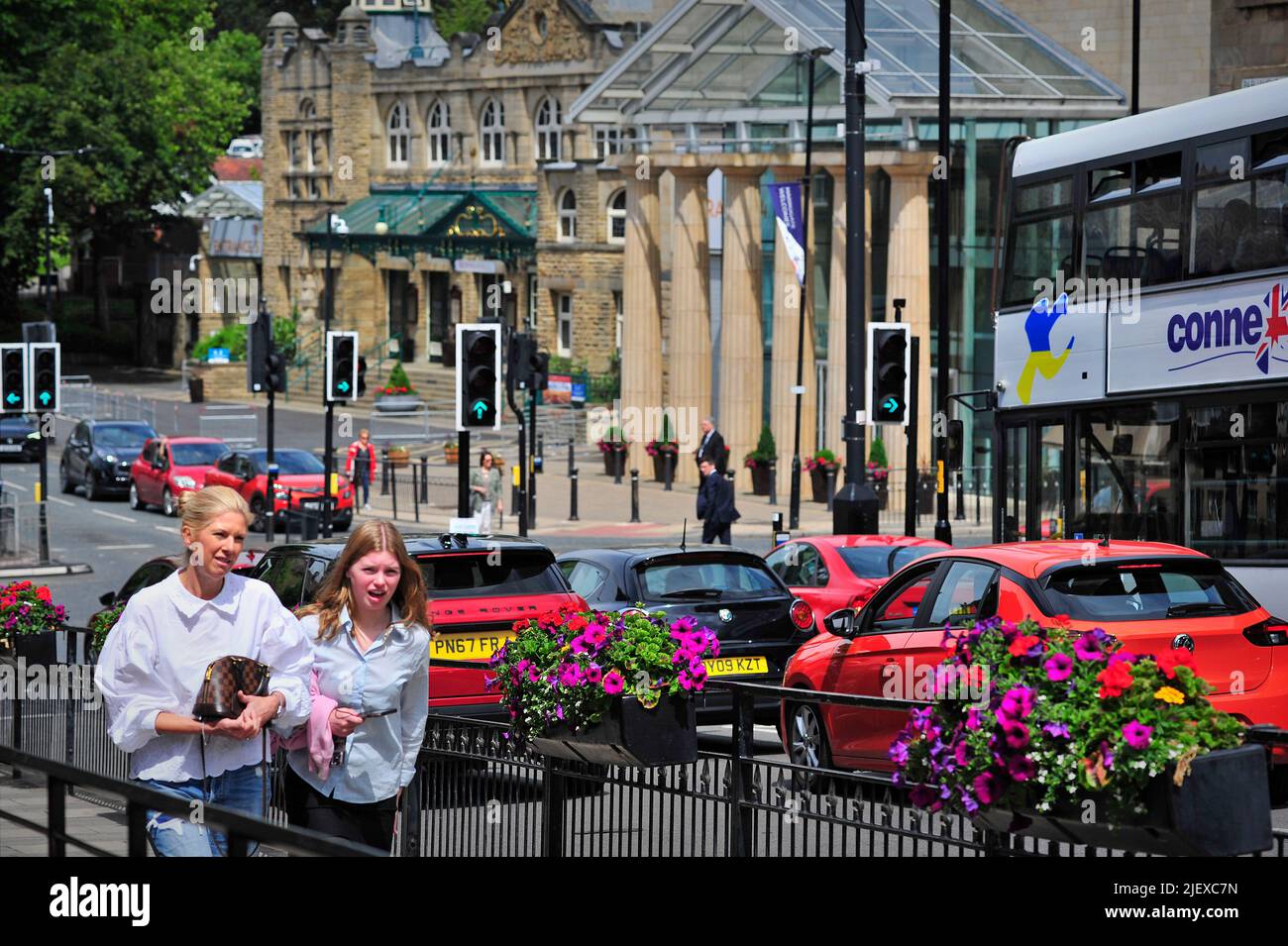 Harrogate Yorkshire, Inglaterra Foto de stock