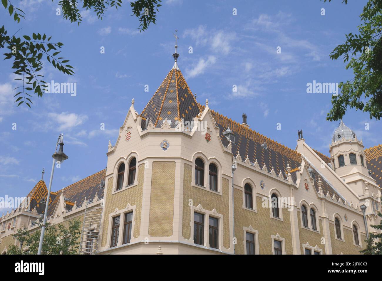Ayuntamiento de Art Nouveau, Kecskemet, Hungría Foto de stock
