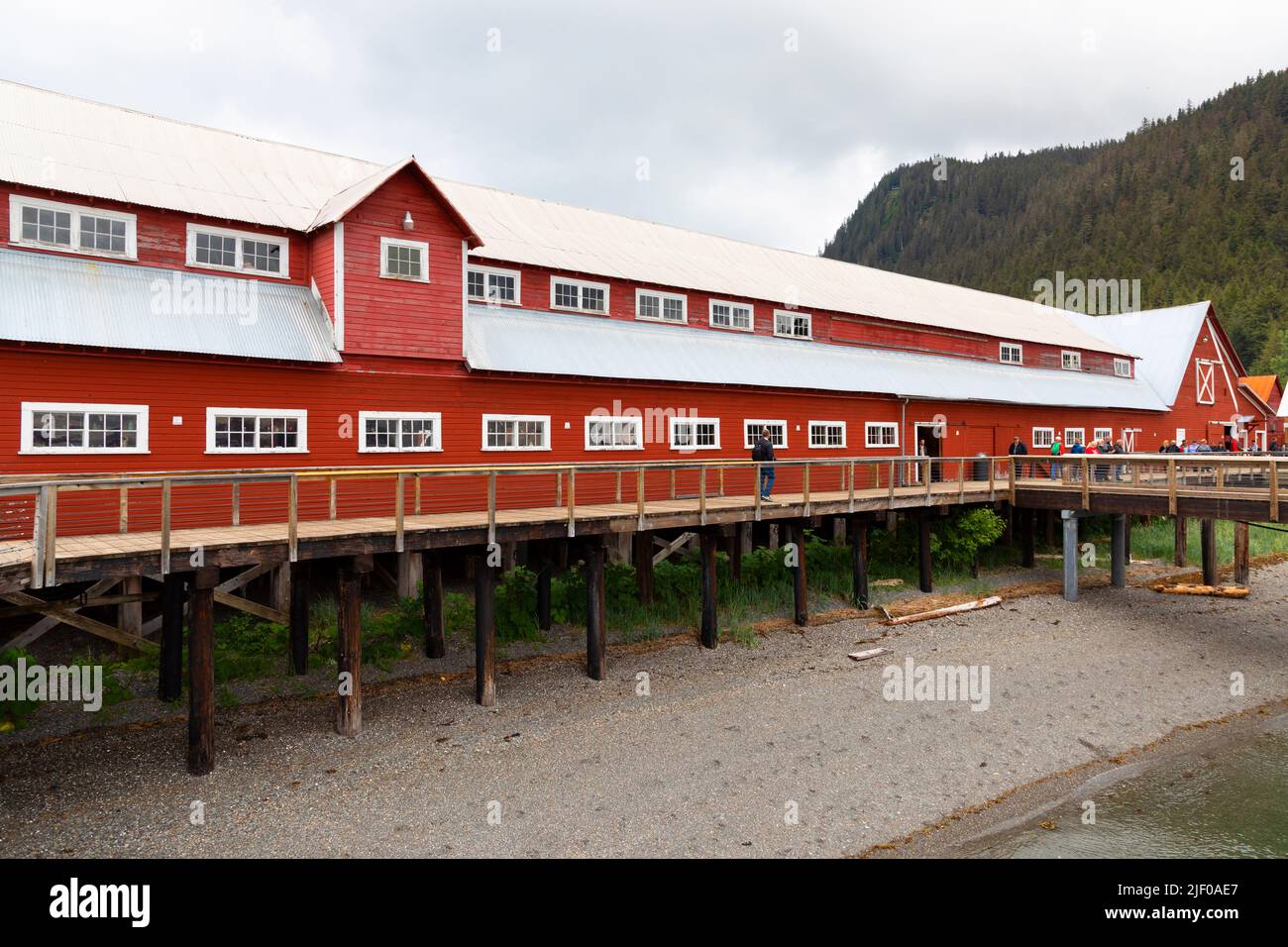 The Cannery on icy Strait Point Hoonah Alaska Estados Unidos de América. Foto de stock