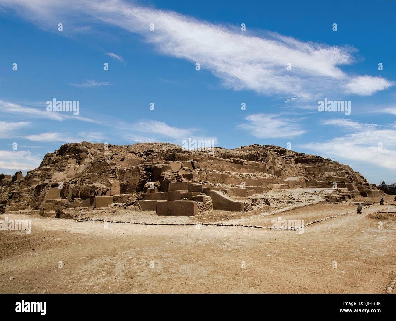 Complejo Arqueológico Mateo Salado, Lima, Perú Fotografía de stock Alamy