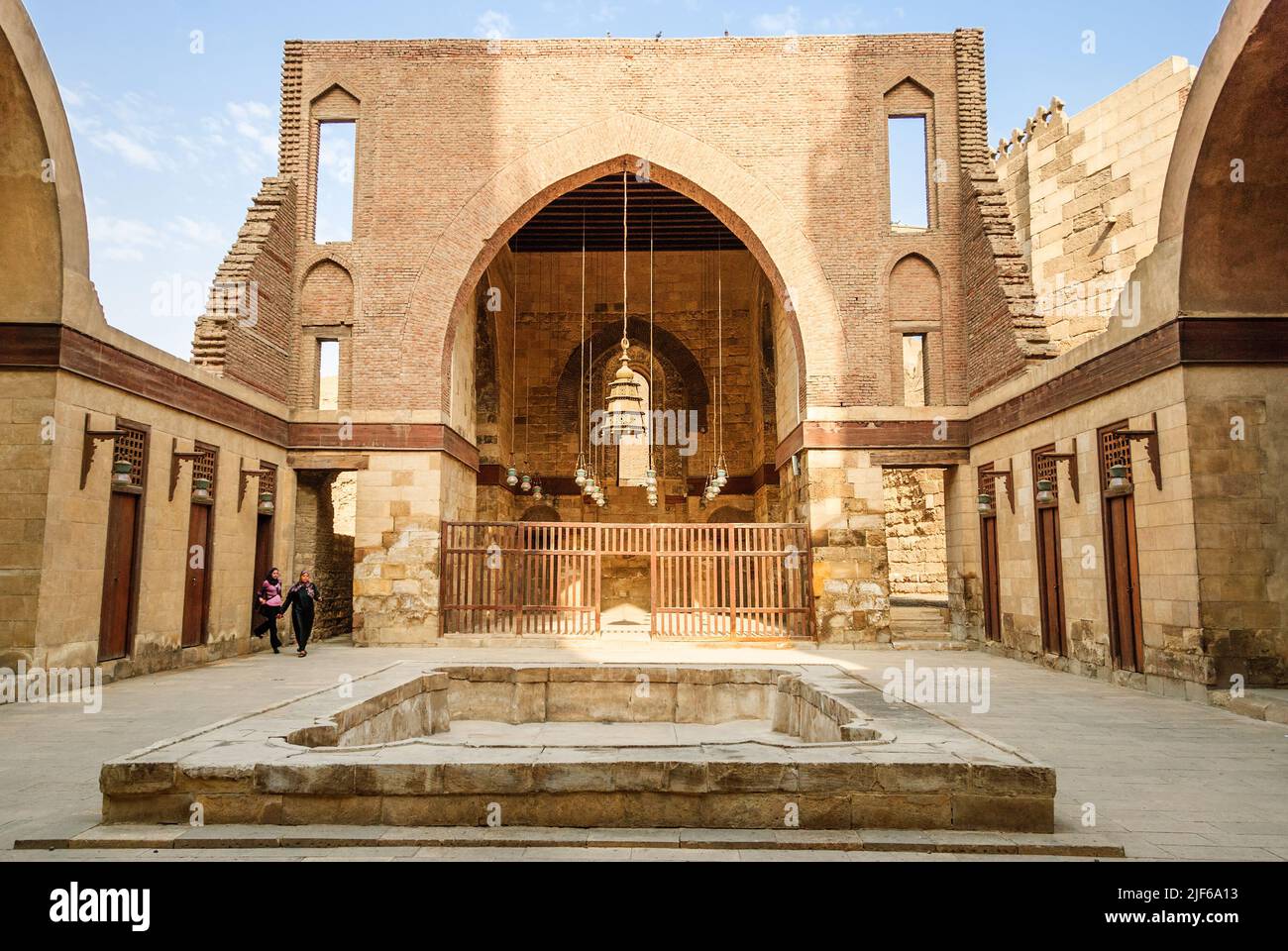 Madrasa y el Domo del Sultán Al Nassir Mohammed Ibn Qalawun 1295-1303 d.C. Foto de stock