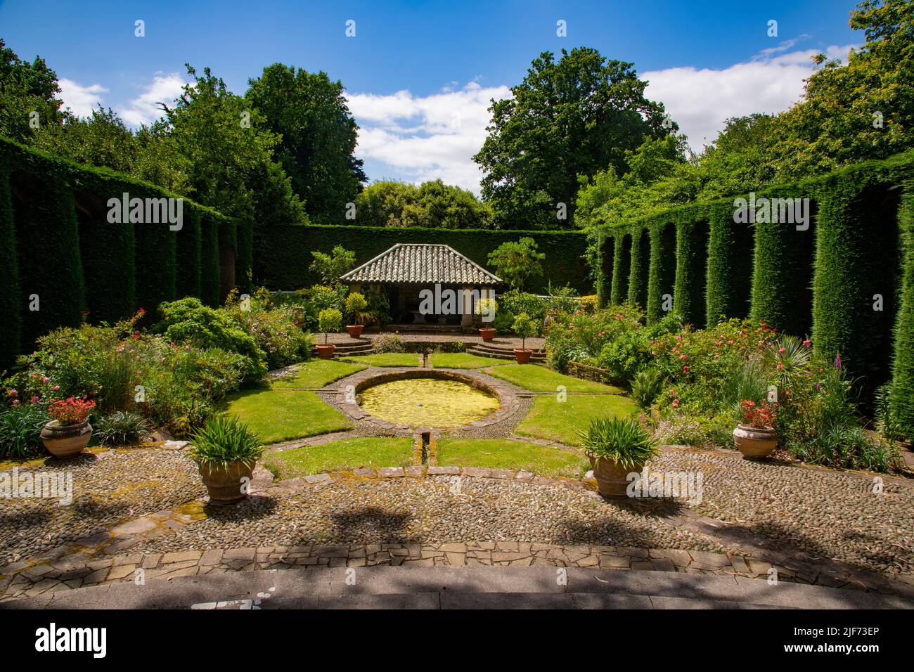 Mount Stewart House and Gardens, Greyabbey, Strangford Lough, County Down, Irlanda del Norte Foto de stock