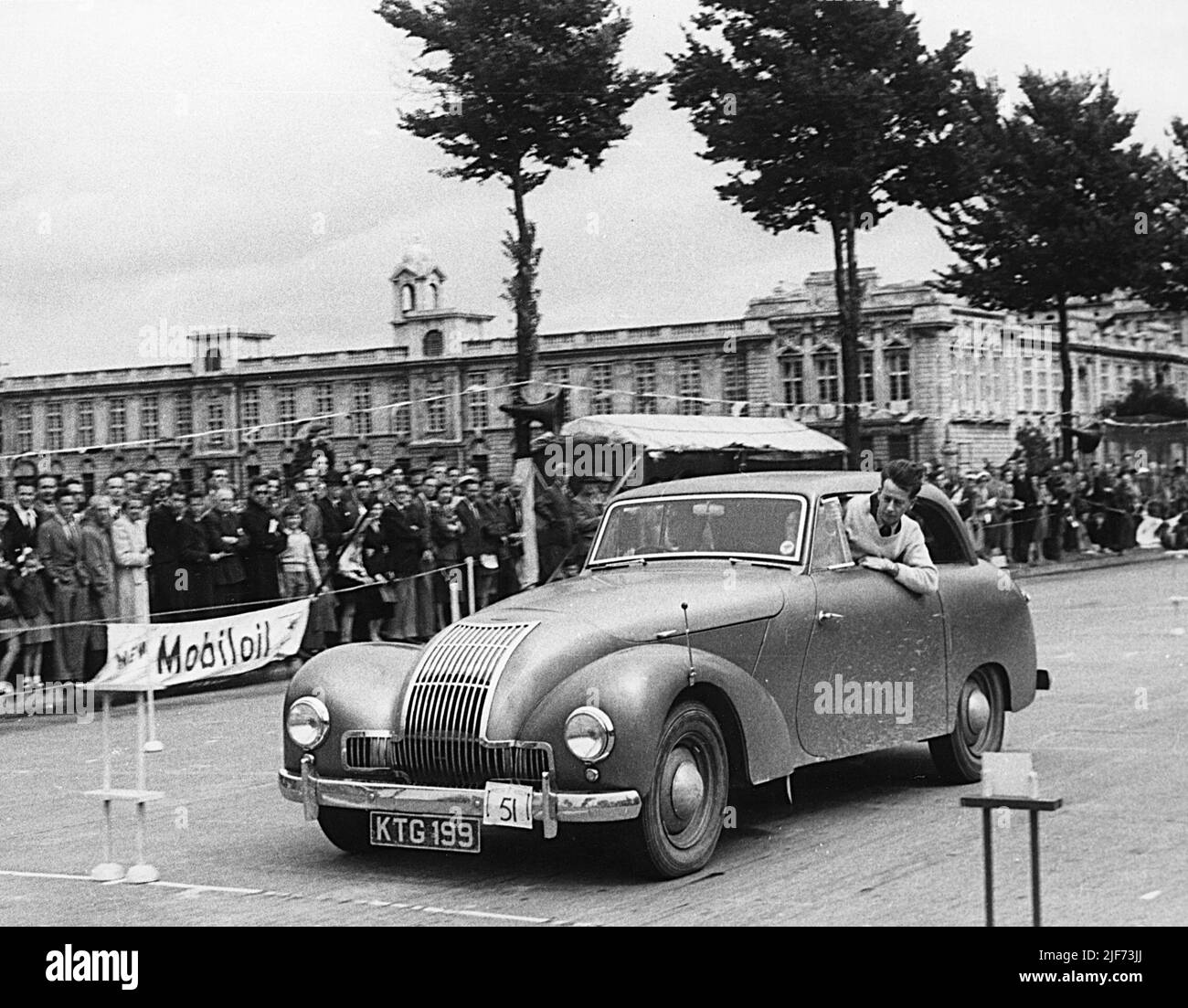 Allard P1 1951 Rally galés 1952 Foto de stock