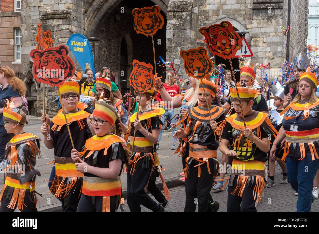 Winchester Hat Fair, 1st de julio de 2022. La Feria Anual de Sombreros