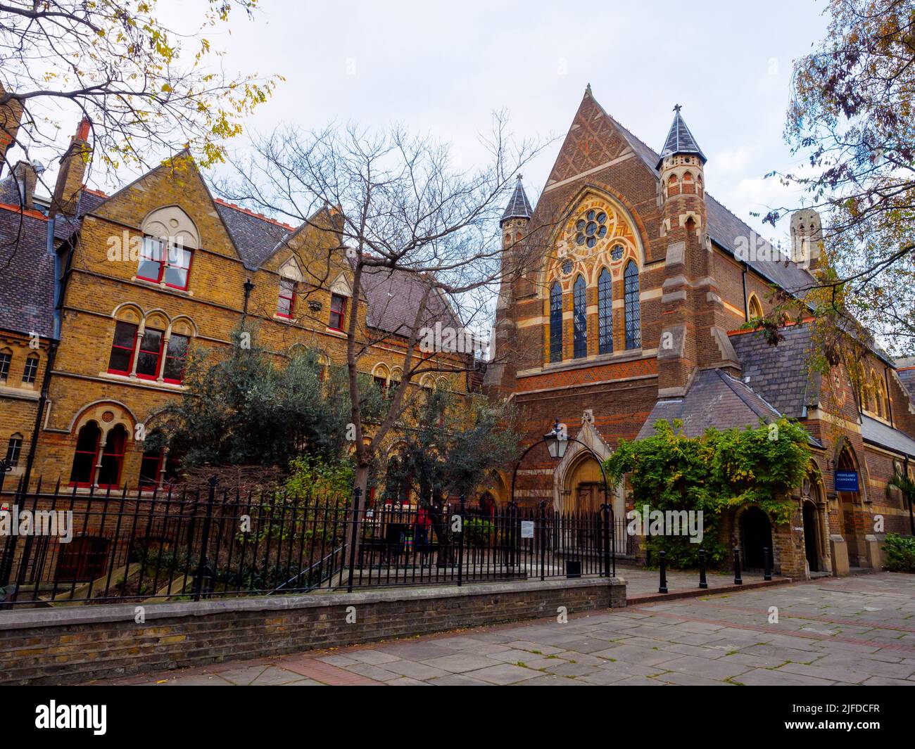Casa de Hackney en St Michaels - Londres, Inglaterra Foto de stock