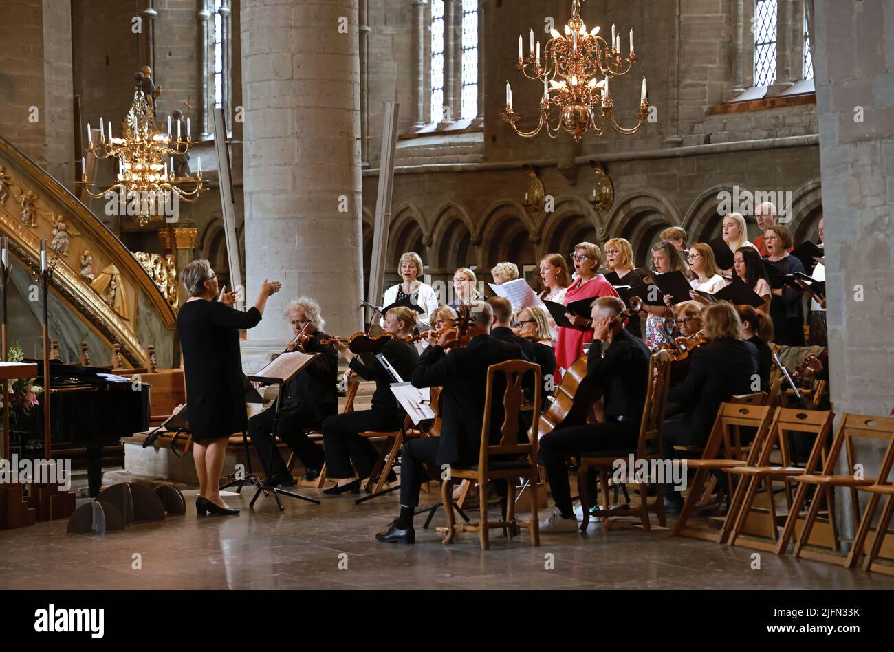 Ordenación sacerdotal en la Catedral de Linköping, Linköping, Suecia