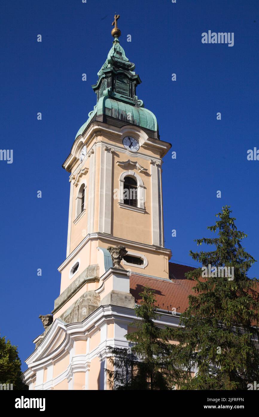 Hungría, Szeged, Iglesia Ortodoxa Serbia, Foto de stock