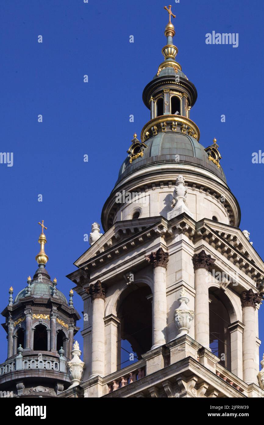 Hungría, en Budapest, en la Basílica de San Esteban, Foto de stock