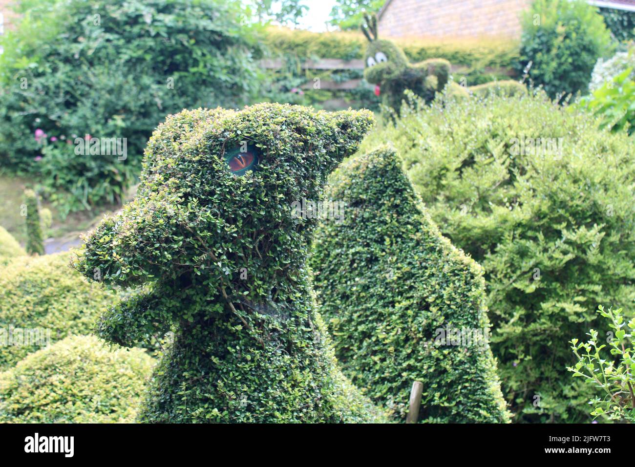 Corscombe Topiary Foto de stock