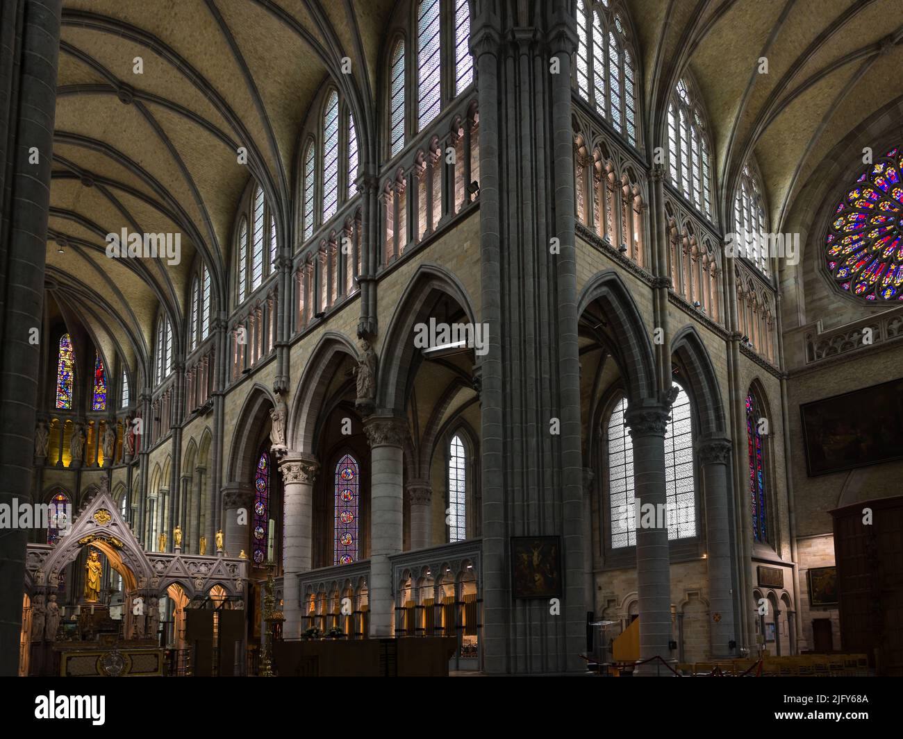 La Catedral de San Martín de Ypres fue destruida durante la Primera
