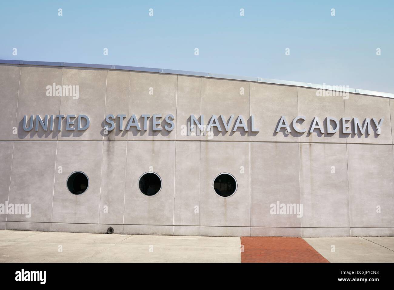 Academia Naval de los Estados Unidos en Annapolis, Maryland, EE.UU. Foto de stock