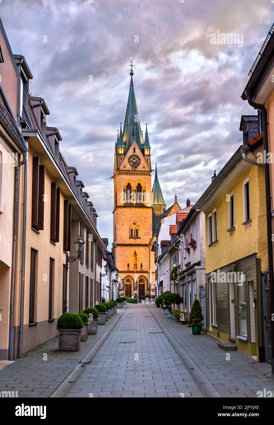 Iglesia de Santa María en Bad Homburg - Hesse, Alemania Foto de stock