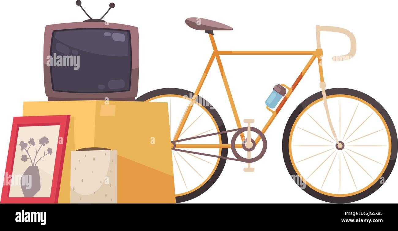 De hecho hogar Escéptico Tv bike Imágenes recortadas de stock - Alamy