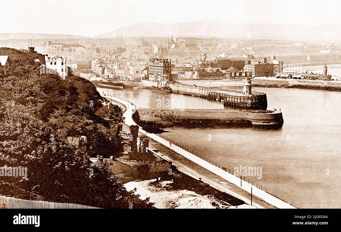 Douglas, Isla de Man, época victoriana Foto de stock