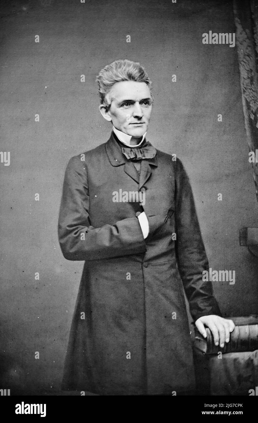 Rev. [L.] Magoon, entre 1855 y 1865. Foto de stock