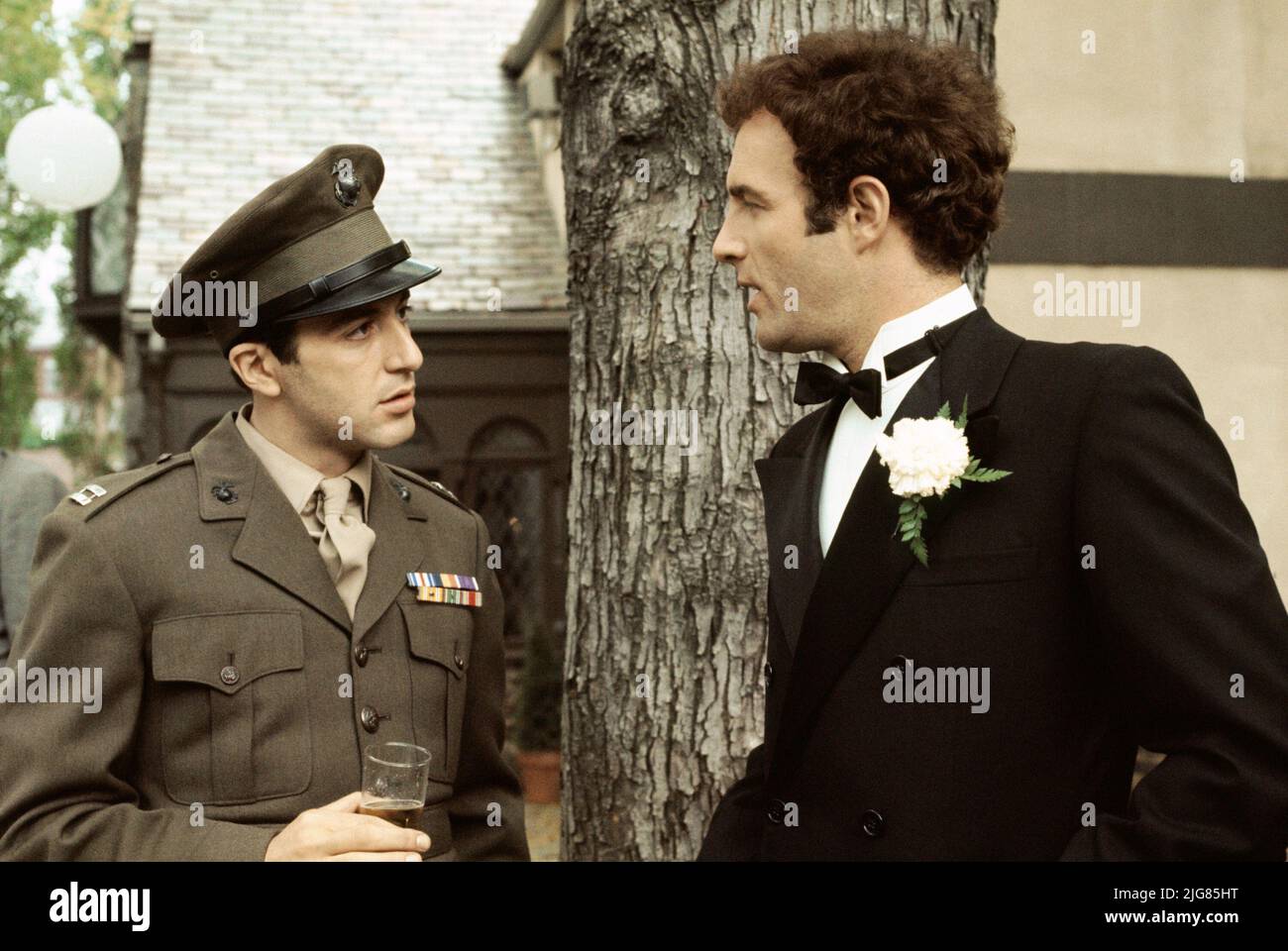 Al Pacino y James Caan El Padrino (1972) *Filmstill - Uso editorial solamente* Ver Instrucciones Especiales. CAP/SFS Crédito: FS/Capital/MediaPunch Foto de stock