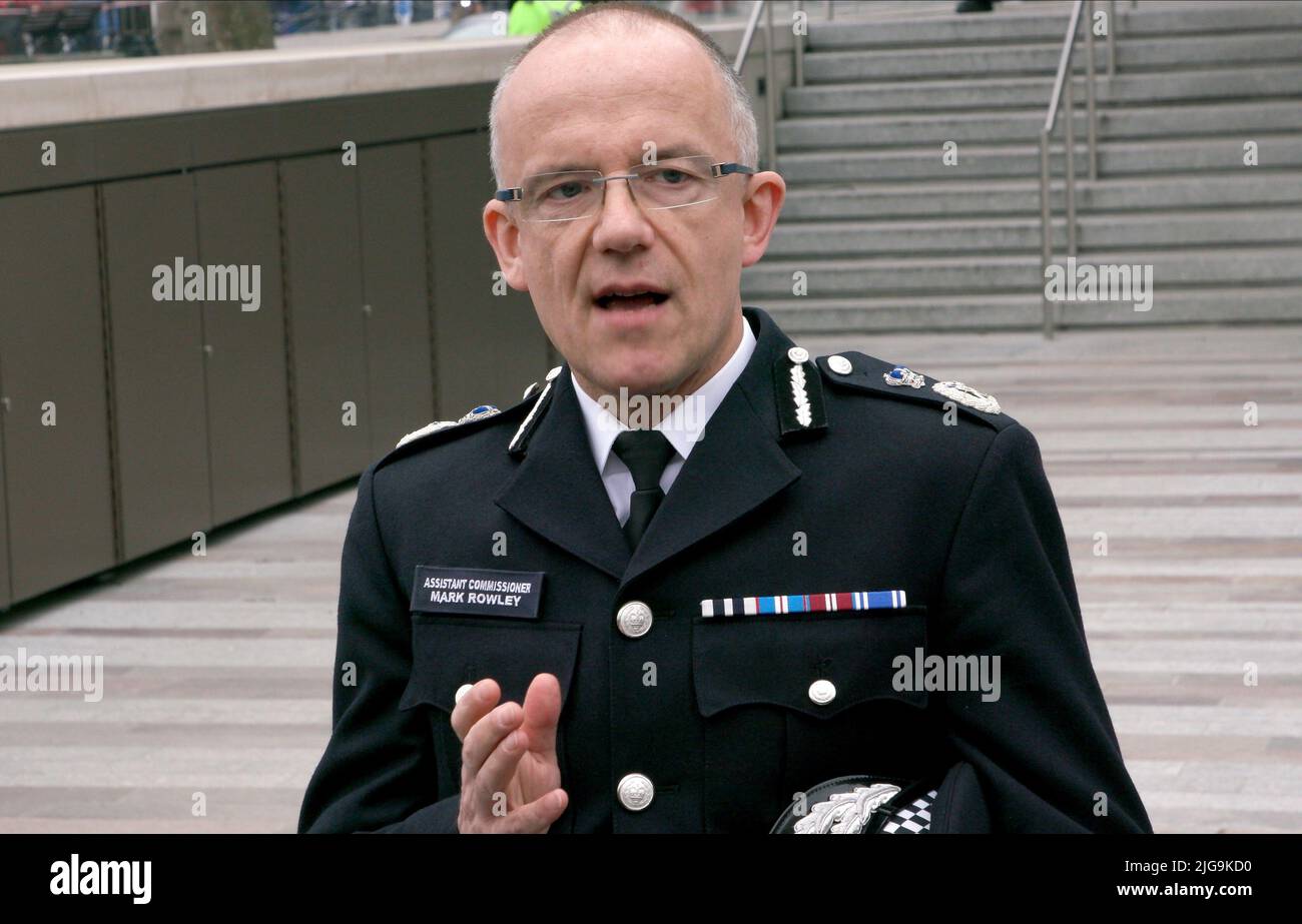 Sir Mark Rowley, Policía Metropolitana 2017 Foto de stock
