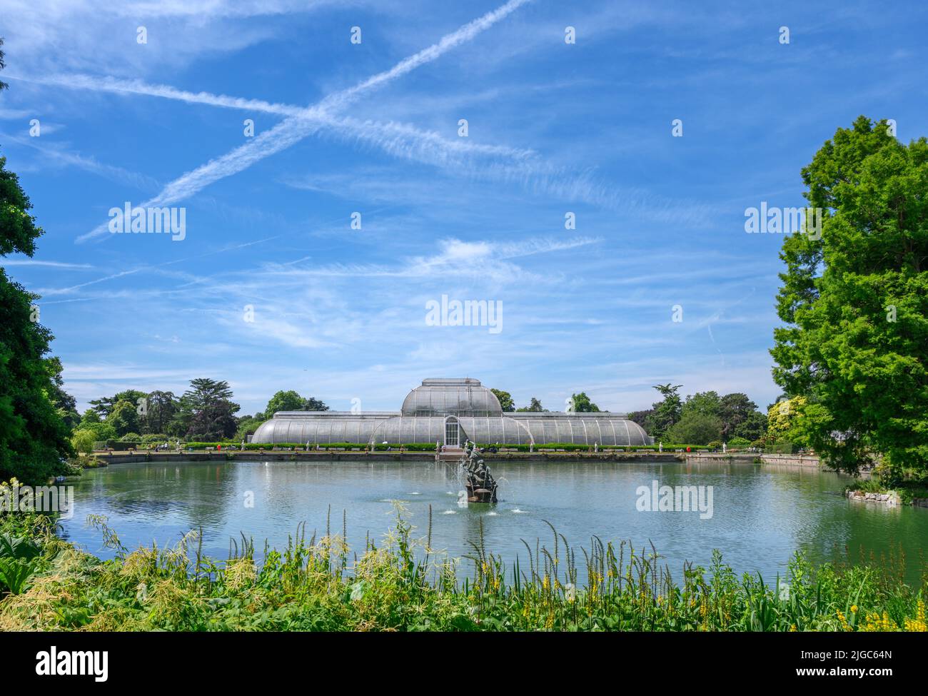 Palm House, Kew Gardens, Richmond, Londres, Inglaterra, REINO UNIDO Foto de stock