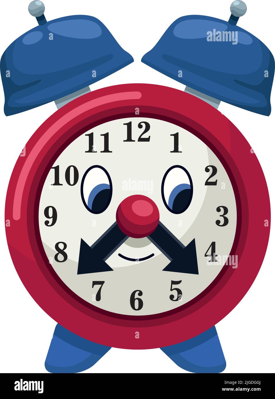 reloj despertador niños juguete Imagen Vector de stock - Alamy