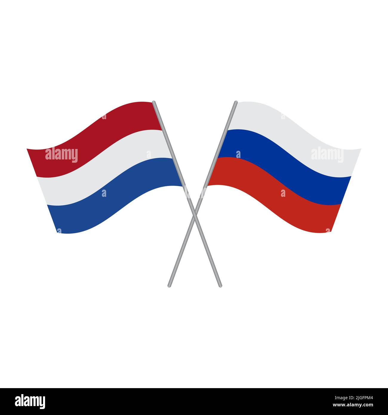 Elástico barricada silbar Bandera de rusia holanda Imágenes vectoriales de stock - Alamy
